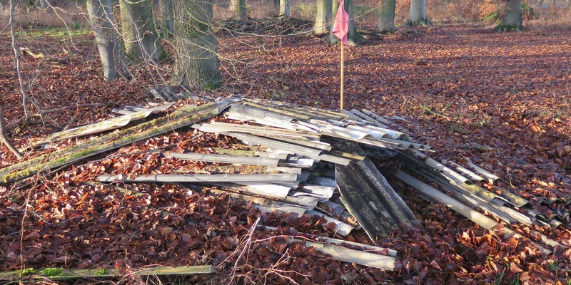 POL-DEL: Landkreis Oldenburg: Illegale Entsorgung von Asbestplatten in einem Harpstedter Waldstück - Foto: presseportal.de