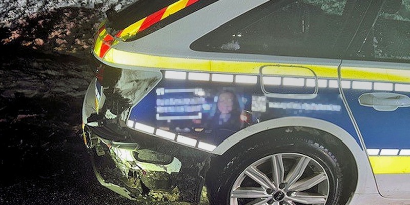 POL-PPWP: Unfall auf winterglatter Fahrbahn - zwei Verletzte - Foto: presseportal.de