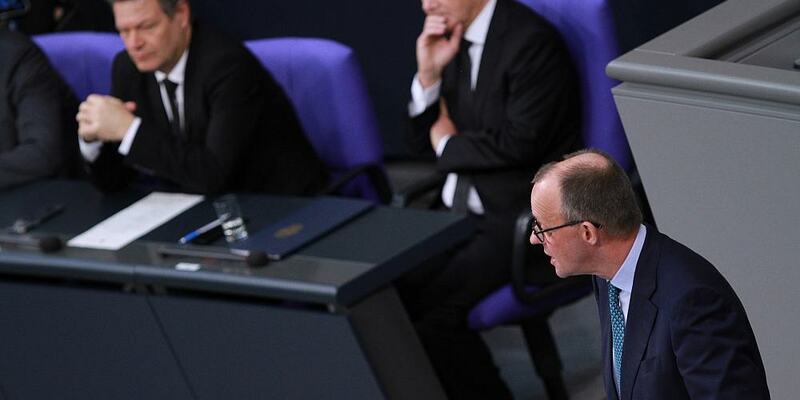 Robert Habeck, Olaf Scholz, Friedrich Merz (Archiv) - Foto: über dts Nachrichtenagentur