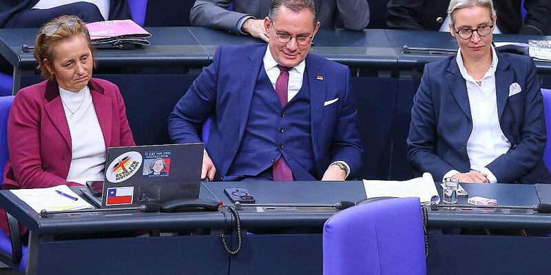 AfD-Spitzenpolitiker von Storch, Chrupalla, Weidel (Archiv) - Foto: über dts Nachrichtenagentur