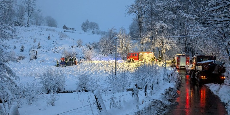 FW-EN: Schneebedingte Einsätze - Foto: presseportal.de