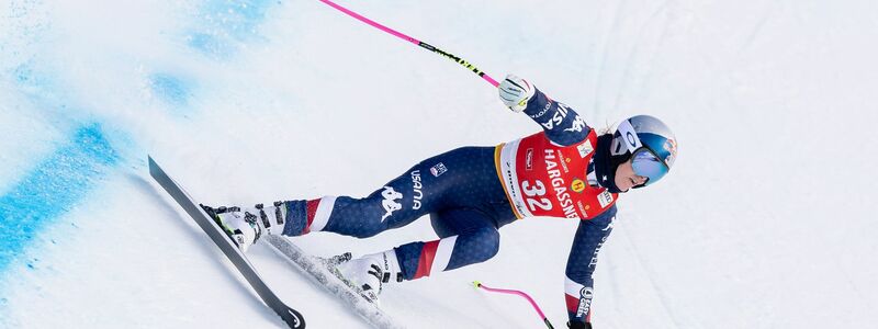 Lindsey Vonn zeigte in der Abfahrt von St. Anton eine starke Vorstellung. - Foto: Expa/Johann Groder/APA/dpa