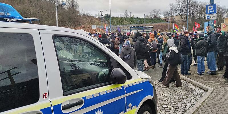 Protest gegen AfD-Parteitag am 11.01.2025 - Foto: über dts Nachrichtenagentur