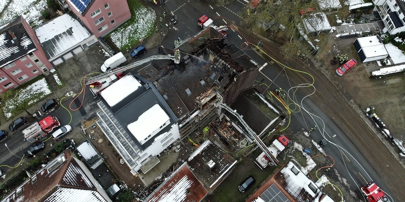 FW-BO: Schlussmeldung zum Dachstuhlbrand in Gerthe - Foto: presseportal.de