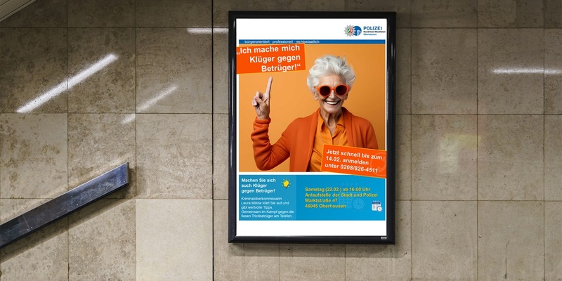 POL-OB: Knapp 100-Jährige lässt Betrüger auflaufen - Foto: presseportal.de