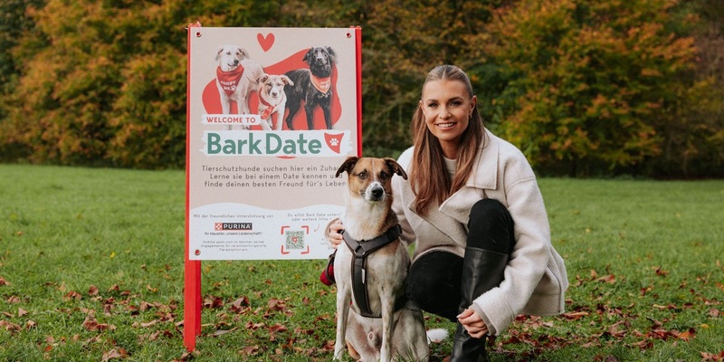PURINA setzt sich mit TV-Star Laura Wontorra für die Tierschutz-Initiative Bark Date ein / Gemeinsam für glückliche Pfoten: PURINA und Bark Date verkünden Partnerschaft - Foto: presseportal.de