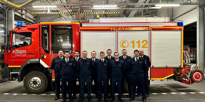 FW Alpen: Jahreshauptversammlung 2025 der Einheit Alpen - Foto: presseportal.de