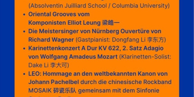 Deutsche Klassik und chinesischer Rock - Eine kulturelle Brücke zwischen China und Deutschland - Foto: presseportal.de