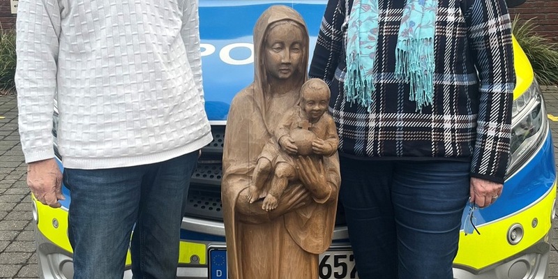 POL-MS: Eigentümer ermittelt - Polizei übergibt Madonnafigur - Foto: presseportal.de