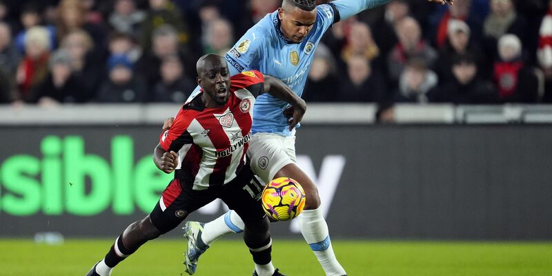 City-Superstar Erling Haaland blieb beim 2:2 in Brentford ohne Treffer. - Foto: Nick Potts/PA Wire/dpa