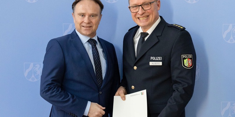 POL-BOR: Kreis Borken - Paul Albers als neuer Abteilungsleiter Polizei im Kreis Borken - Foto: presseportal.de