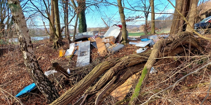 POL-HOL: Unzulässige Müllablagerung im Bereich der Landesstraße 550 - Verursacher ermittelt - Foto: presseportal.de