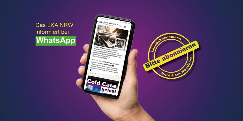 LKA-NRW: LKA NRW startet mit eigenem WhatsApp-Kanal - Foto: presseportal.de