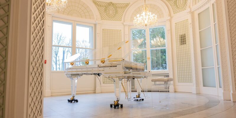  Der Glasflügel hatte Jürgens seit Mitte der 80er Jahre zu vielen seiner Auftritte begleitet.  - Foto: Rolf Vennenbernd/dpa