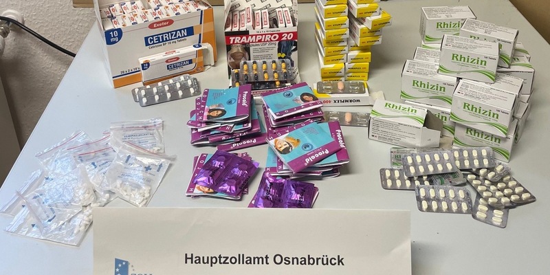 HZA-OS: Osnabrücker Zöllner stellen Verstoß gegen das Arzneimittelgesetz fest - Foto: presseportal.de