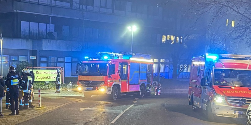 FW-MH: Brand im Evangelischen Krankenhaus Mülheim an der Ruhr - Foto: presseportal.de