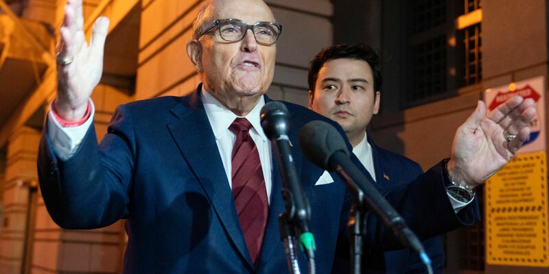 Der Ex-Bürgermeister von New York liegt laut einem Sprecher im Krankenhaus (Archivbild). - Foto: Jose Luis Magana/AP/dpa