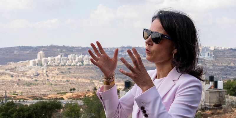 Außenministerin Baerbock beim Besuch Palästinensischer Gebiete. (Archiv) - Foto: Soeren Stache/dpa