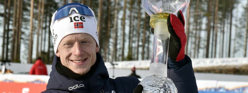 Johannes Thingnes Bö gewann bisher fünfmal den Gesamtweltcup.  - Foto: Jussi Nukari/Lehtikuva/dpa