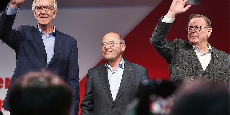 Mission Silberlocke: Dietmar Bartsch, Gregor Gysi, Bodo Ramelow (Archiv) - Foto: über dts Nachrichtenagentur