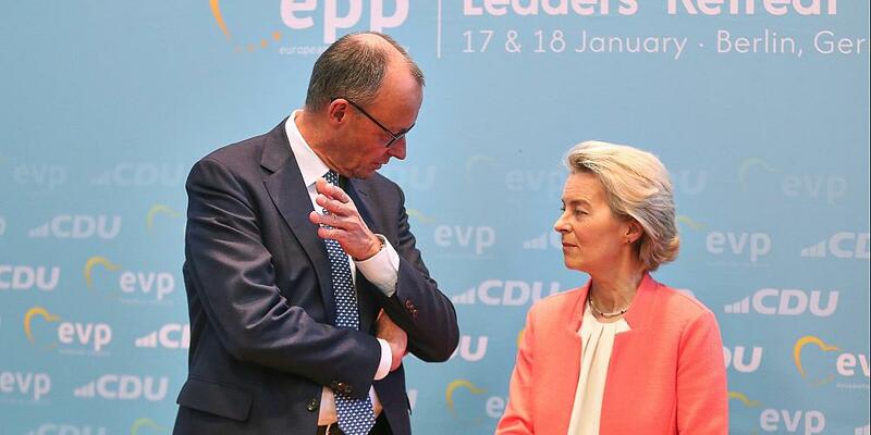 Friedrich Merz und Ursula von der Leyen (Archiv) - Foto: über dts Nachrichtenagentur