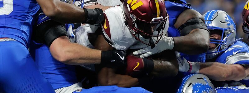 Erste Saison, zweiter Playoff-Sieg, nur einen Erfolg vom Super Bowl entfernt: Jayden Daniels überzeugte erneut. - Foto: Rey Del Rio/AP/dpa