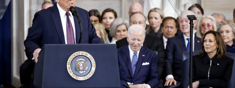 Er kündigte dafür mehrere sogenannte Executive Orders an, die keine Zustimmung des Kongresses brauchen.  - Foto: Shawn Thew/Pool EPA/AP/dpa