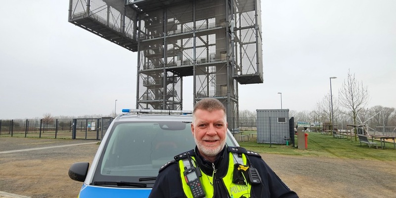 POL-DN: Der neue Mann am Indemann: Polizeihauptkommissar Arne Eymael ist neuer Bezirksdienstbeamter der Gemeinde Inden - Foto: presseportal.de
