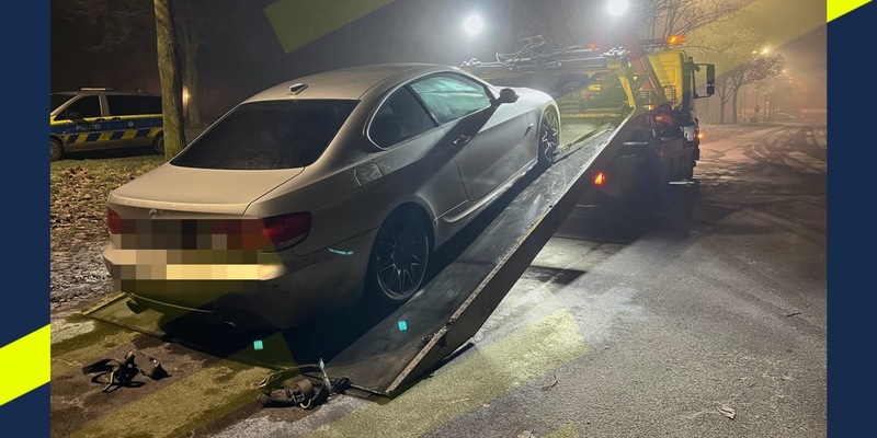 POL-DU: Neudorf-Süd: Polizei zieht getunten BMW aus dem Verkehr - Foto: presseportal.de