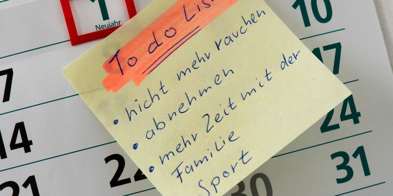 Zum Jahresanfang nehmen sich viele Menschen vor, Gewohnheiten zu ändern. (Symbolbild) - Foto: Arno Burgi/dpa-Zentralbild/dpa