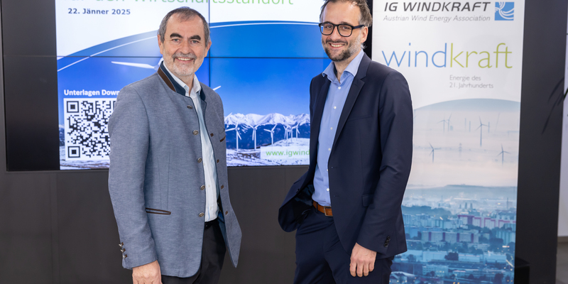 Pressekonferenz der IG Windkraft - Foto: IG Windkraft Österreich/APA-Fotoservice/Juhasz über pressetext.de