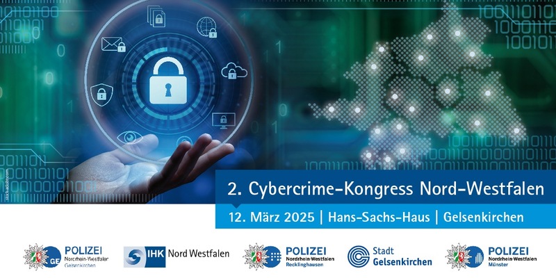 POL-MS: Recklinghausen/Bottrop/Gelsenkirchen/Münster: 2. Cybercrime-Kongress am 12. März 2025 im Gelsenkirchener Hans-Sachs-Haus - Foto: presseportal.de
