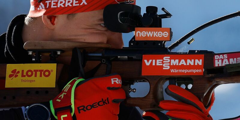 Philipp Horn wird bester Deutscher im Sprint von Antholz. - Foto: Alessandro Trovati/AP/dpa