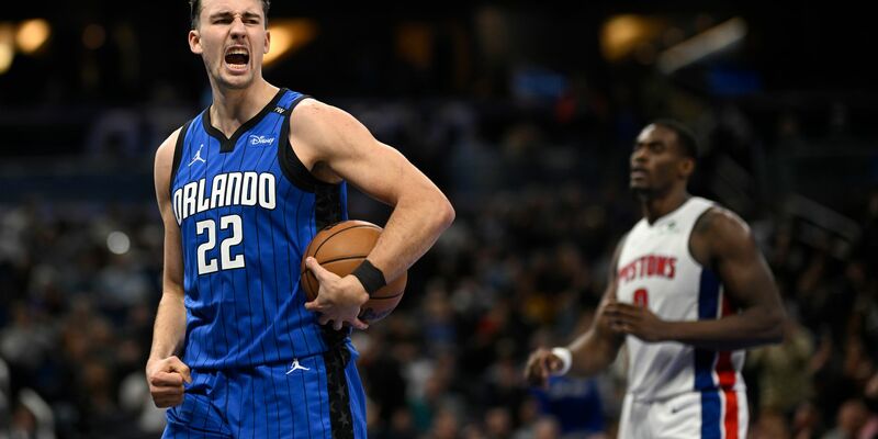 Franz Wagner überragte gegen Detroit im Schlussviertel. - Foto: Phelan M. Ebenhack/AP/dpa