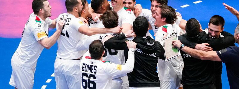 Portugals Handballer stehen im WM-Viertelfinale. - Foto: Beate Oma Dahle/NTB/dpa