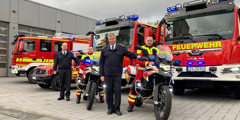 FW-LEV: Neue Einsatzfahrzeuge der Feuerwehr bieten mehr Sicherheit - Foto: presseportal.de