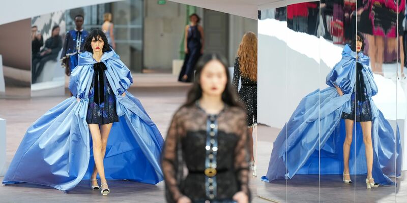 Die Haute-Couture-Kollektion spielte mit vielen Referenzen auf die Geschichte Chanels an.  - Foto: Lewis Joly/AP/dpa