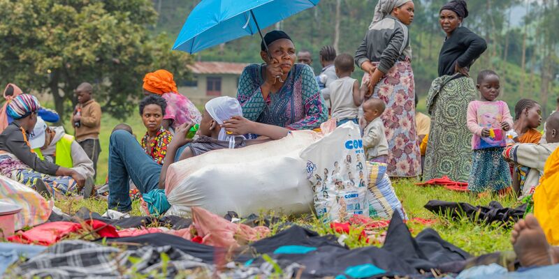 Flüchtlinge aus dem Ostkongo in Ruanda. - Foto: Yuhi Irakiza/AP/dpa