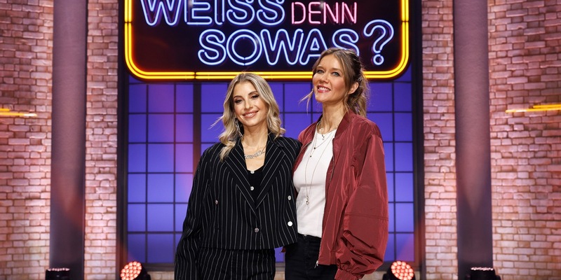 Laura Karasek und Cathy Hummels bei Wer weiß denn sowas? - Das Wissensquiz vom 3. bis 7. Februar 2025, um 18:00 Uhr im Ersten - Foto: presseportal.de