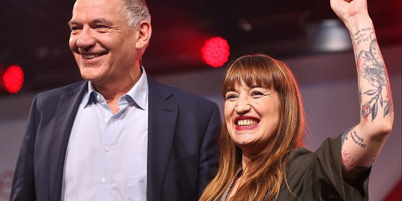 Jan van Aken und Heidi Reichinnek (Archiv) - Foto: über dts Nachrichtenagentur