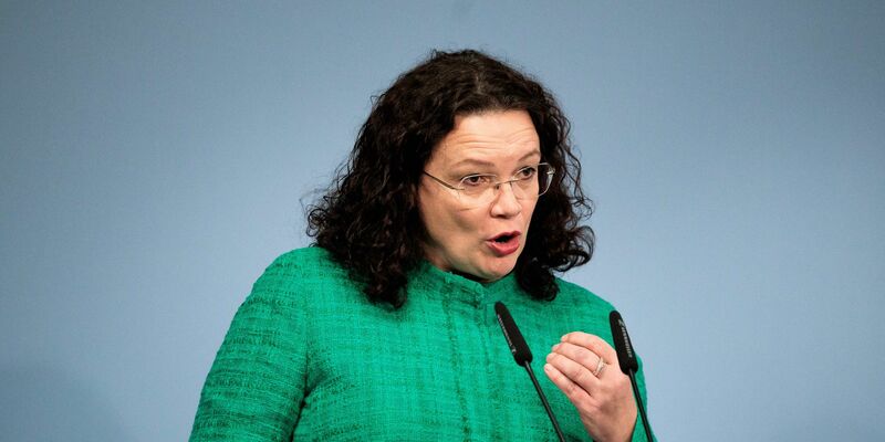 Die Vorstandsvorsitzende der Bundesagentur, Andrea Nahles, hält es für «nicht sehr wahrscheinlich», dass die Drei-Millionen-Marke in diesem Winter noch erreicht werde. (Archivbild) - Foto: Carsten Koall/dpa