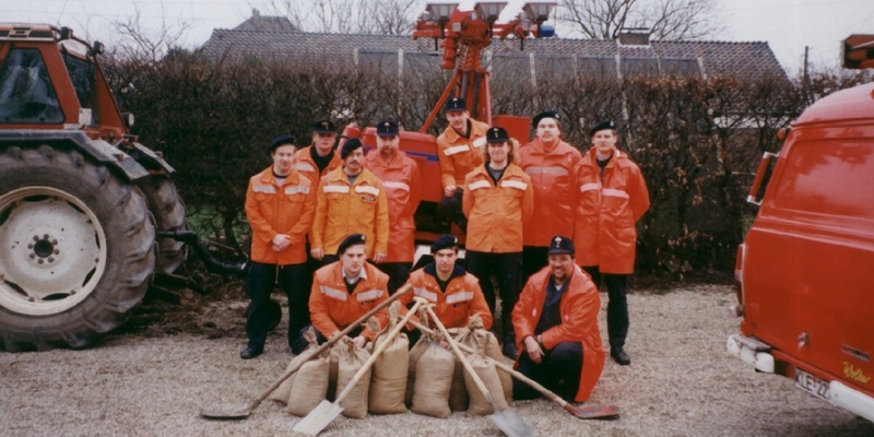 FW-KLE: Hochwasser am Rhein vor 30 Jahren - Die Löschgruppe Düffelward erinnert sich - Foto: presseportal.de