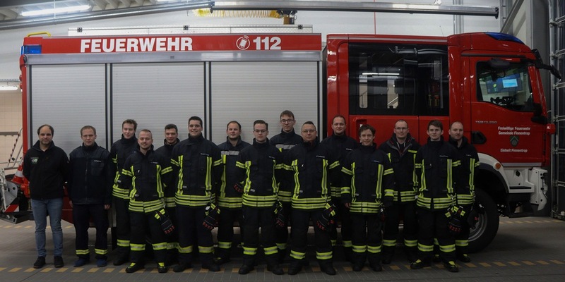 FW Finnentrop: Neue Atemschutzgeräteträger für die Feuerwehr der Gemeinde Finnentrop - Foto: presseportal.de