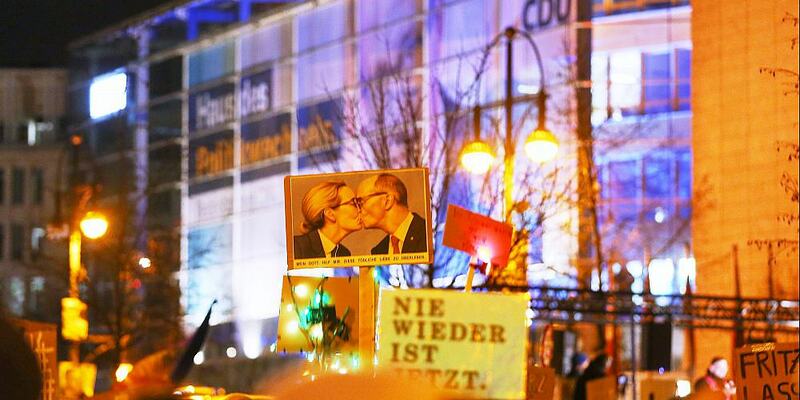 Demo vor der CDU-Parteizentrale am 02.02.2025 - Foto: über dts Nachrichtenagentur