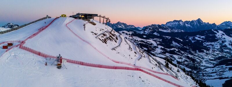 Saalbach verspricht der Ski-Nation Österreich ein großes Spektakel. - Foto: Expa/Johann Groder/APA/dpa