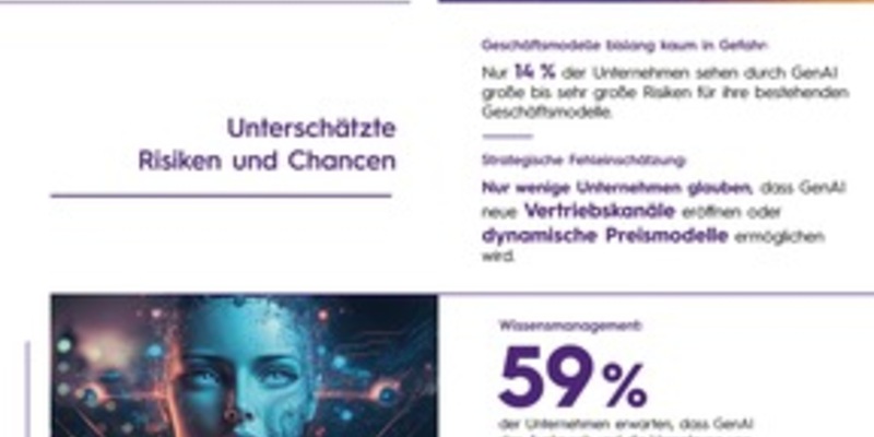 GenAI: Wirtschaft in Deutschland vernachlässigt Transformation der Geschäftsmodelle - Foto: presseportal.de