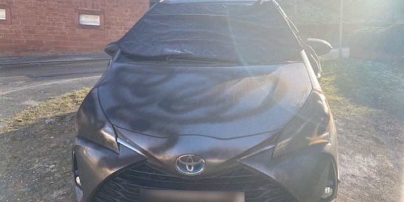 POL-PPWP: Wer hat das Fahrzeug beschmiert? - Foto: presseportal.de