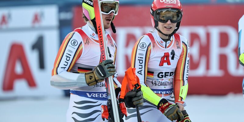 Simon Jocher rutschte erst kurzfristig ins deutsche Duo für die Team-Kombination. - Foto: Marco Trovati/AP/dpa