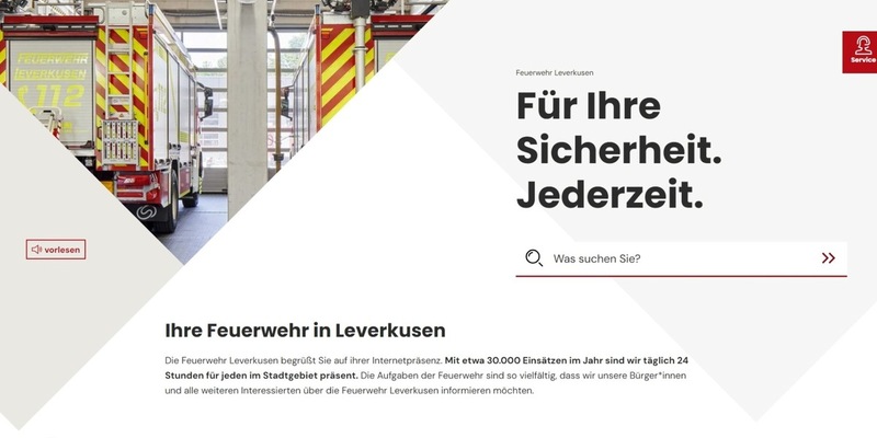 FW-LEV: Feuerwehr Leverkusen präsentiert sich mit neuer Website - Foto: presseportal.de