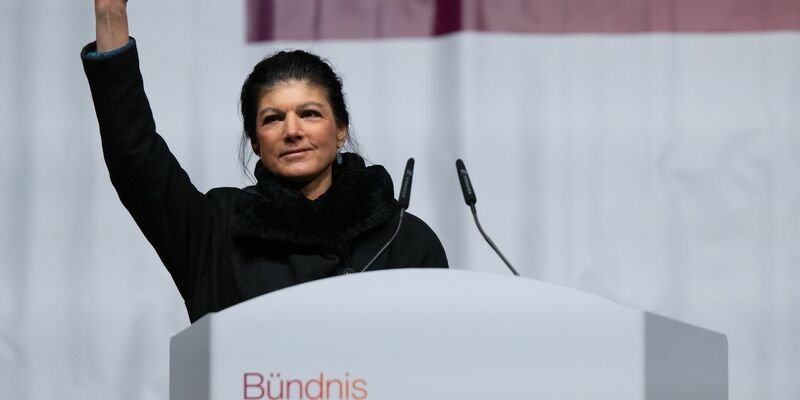 Parteigründerin Sahra Wagenknecht verknüpft ihr politisches Schicksal mit dem Erfolg bei der Bundestagswahl. (Archivbild) - Foto: Sven Hoppe/dpa